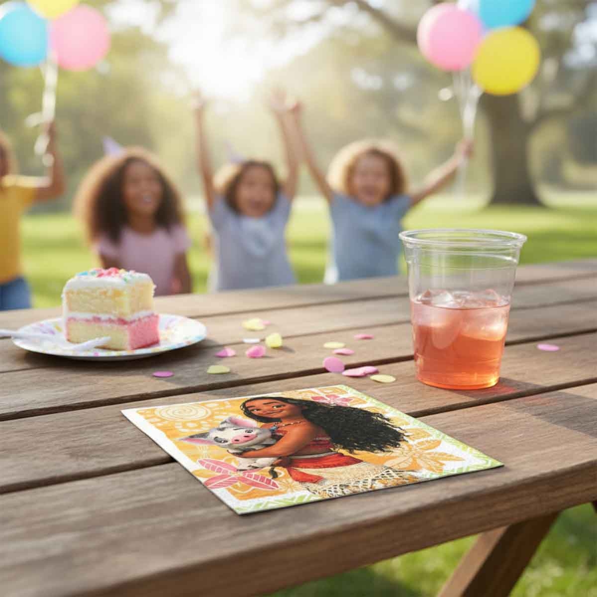 Moana 16-Piece Beverage Napkin Set