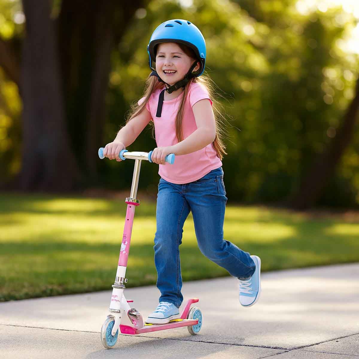 موندو برينسس سكوتر بعجلتين للبنات، عمر 5-7 سنوات