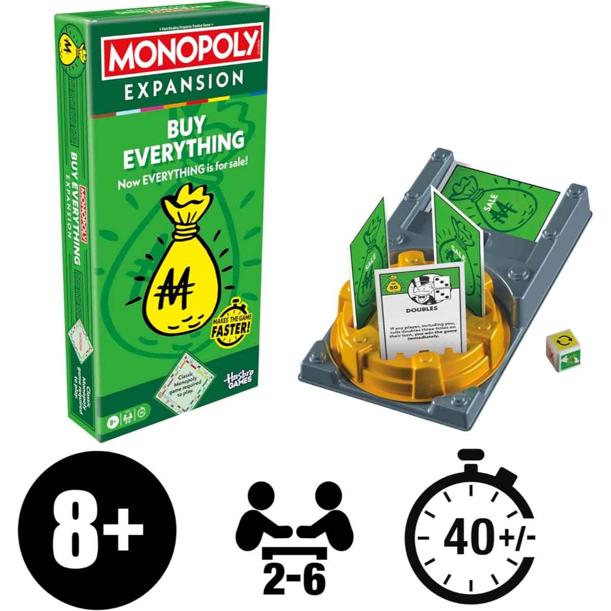 Monopoly Buy Everything Game Unisex, 8-10 Years