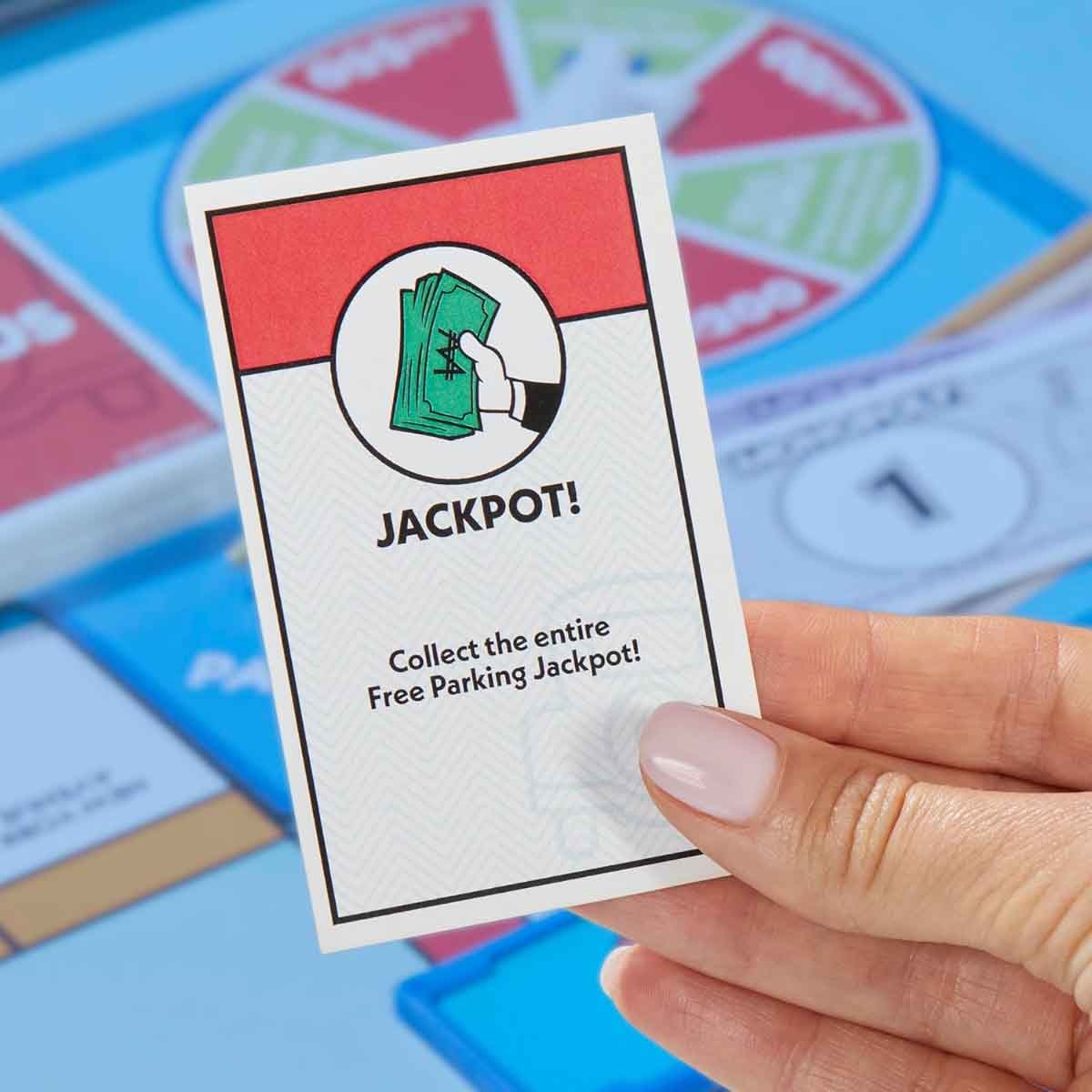 Monopoly Free Parking Jackpot Game Unisex, 8-10 Years