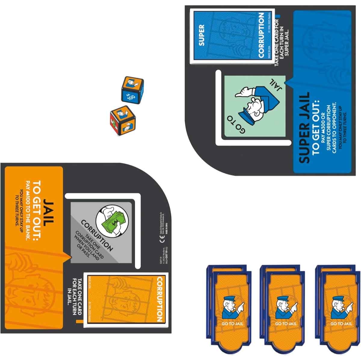 Monopoly Go To Jail Game Unisex, 8-10 Years