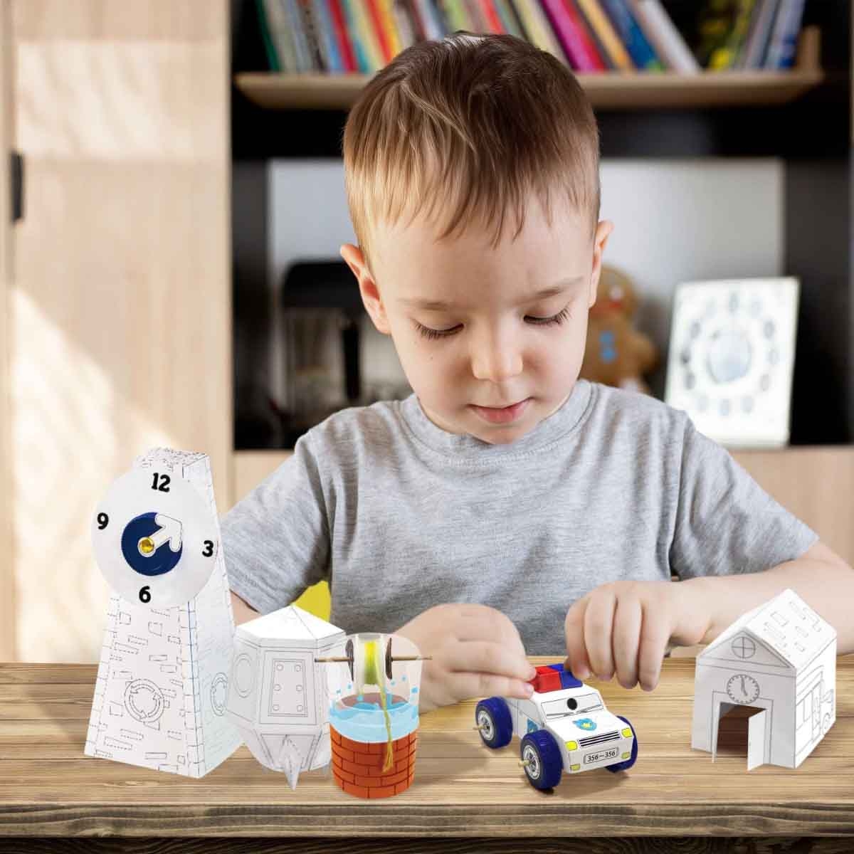 ساينس فور يو مجموعة الهندسة الأولى للأطفال من عمر 5 إلى 7 سنوات