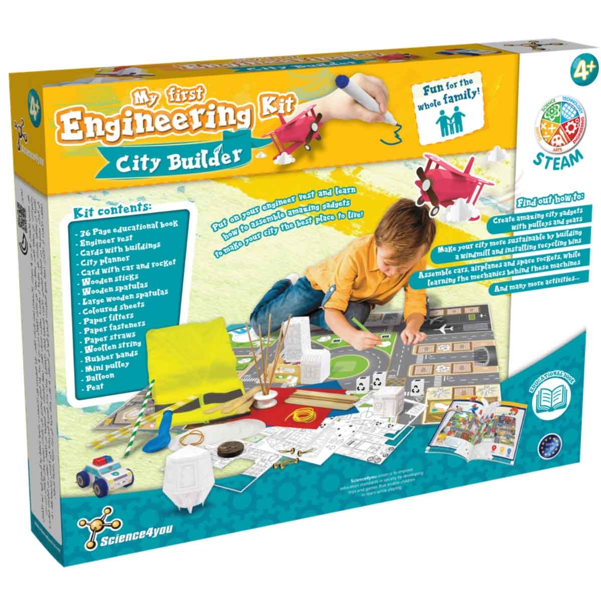 ساينس فور يو مجموعة الهندسة الأولى للأطفال من عمر 5 إلى 7 سنوات