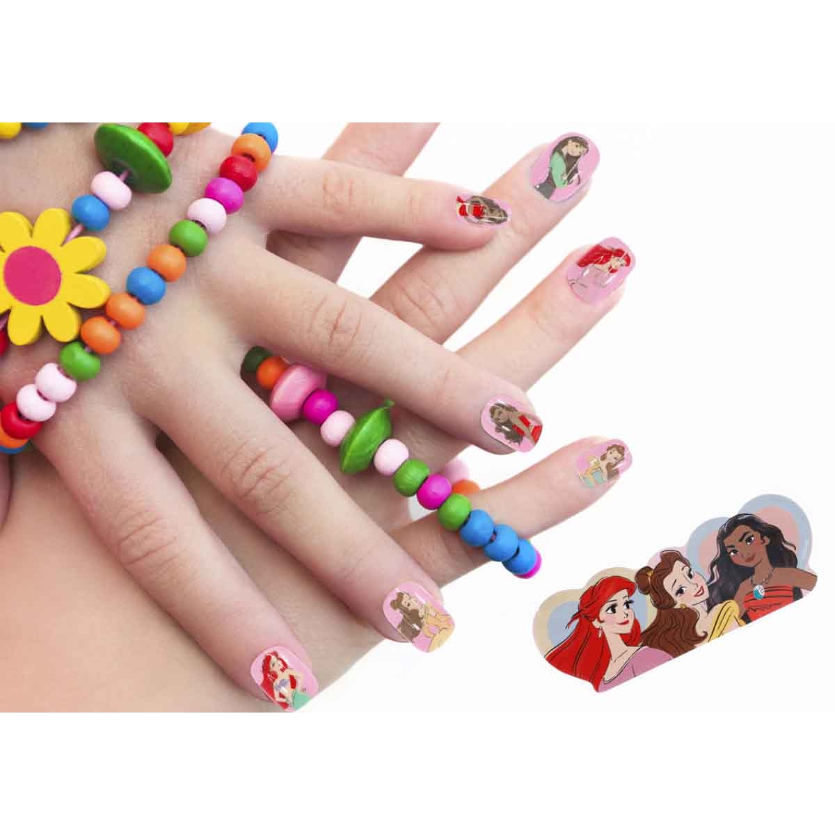 Disney Princess Nail Art Set Girls, 5-7 Years