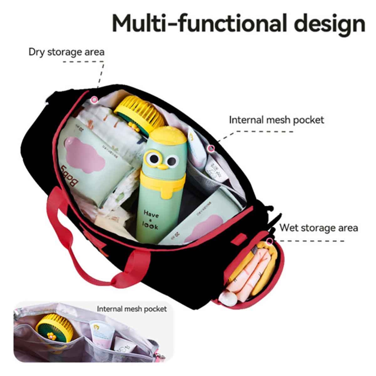 نوهو حقيبة كتف للأطفال على شكل سمكة قرش باللون الرمادي