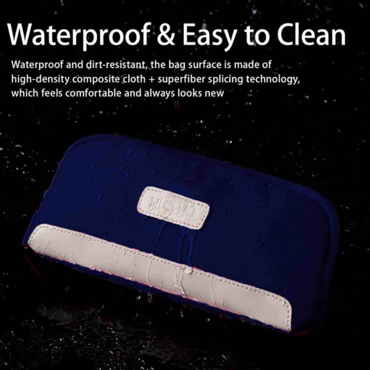 نوهو حقيبة أقلام باللون الأزرق