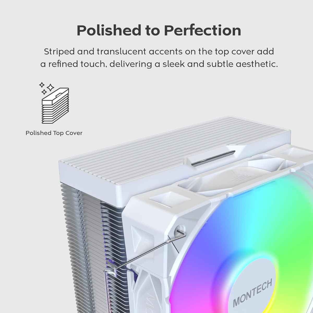 مونتيك مبرد معالج هوائي إن إكس400 بإضاءة إيه آر جي بي