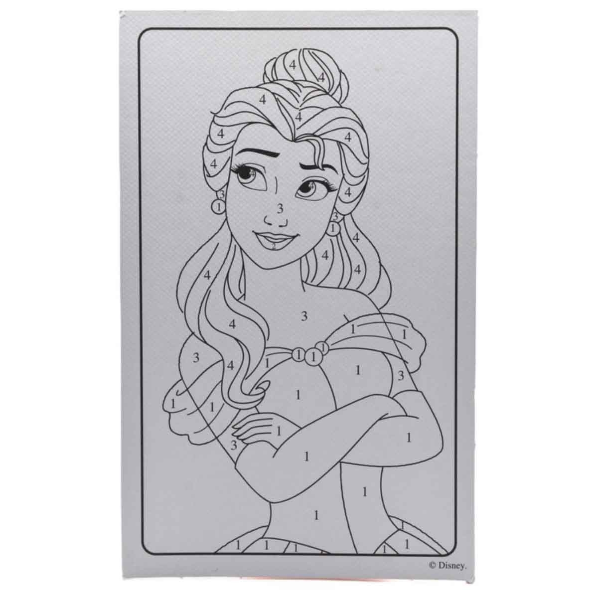 ديزني برينسيس مجموعة تلوين بالأرقام للأطفال بعمر 3-4 سنوات