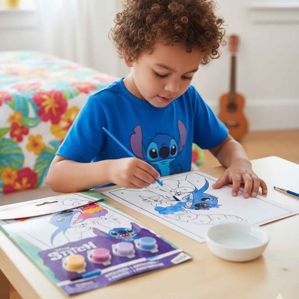 ديزني ستيتش مجموعة تلوين بالأرقام للأطفال بعمر 3-4 سنوات