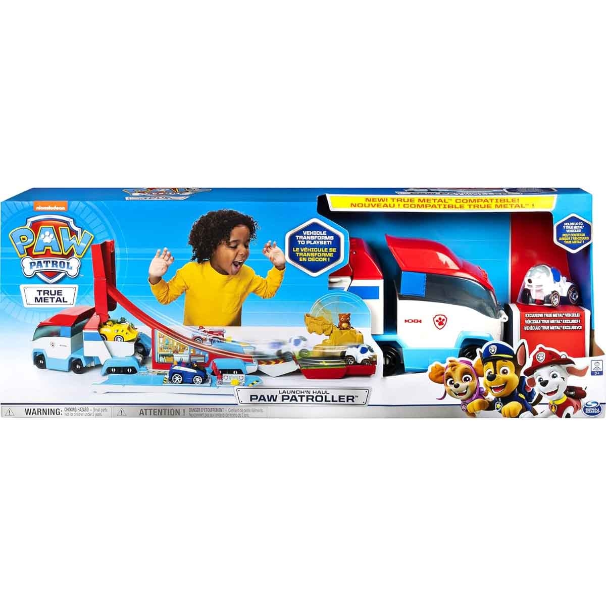 Paw Patrol Launch N Haul Patroller Playset Unisex, 3-4 Years