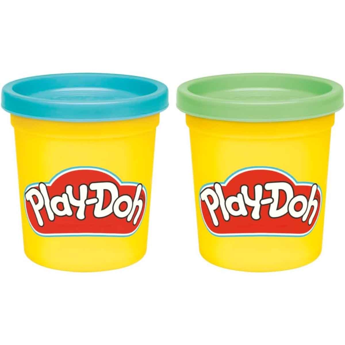 بلاي-دو عبوتان من عجين اللعب المنوّع للجنسين، عمر 3-4 سنوات