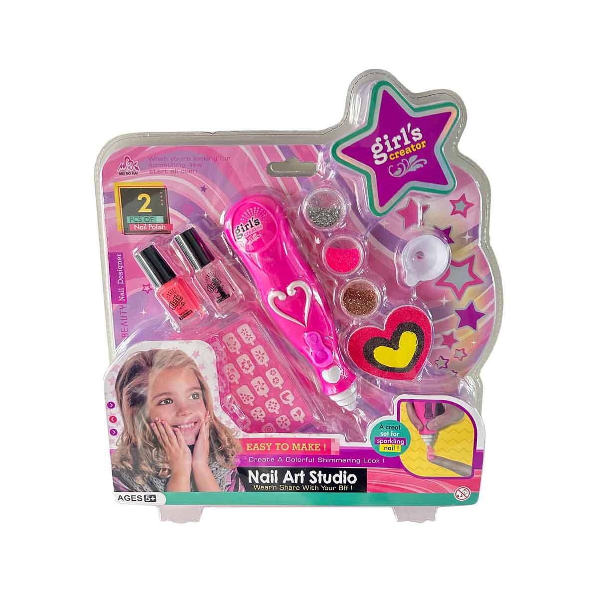 Mei Bo Kai Nail Art Studio Set Girls, 5-7 Years