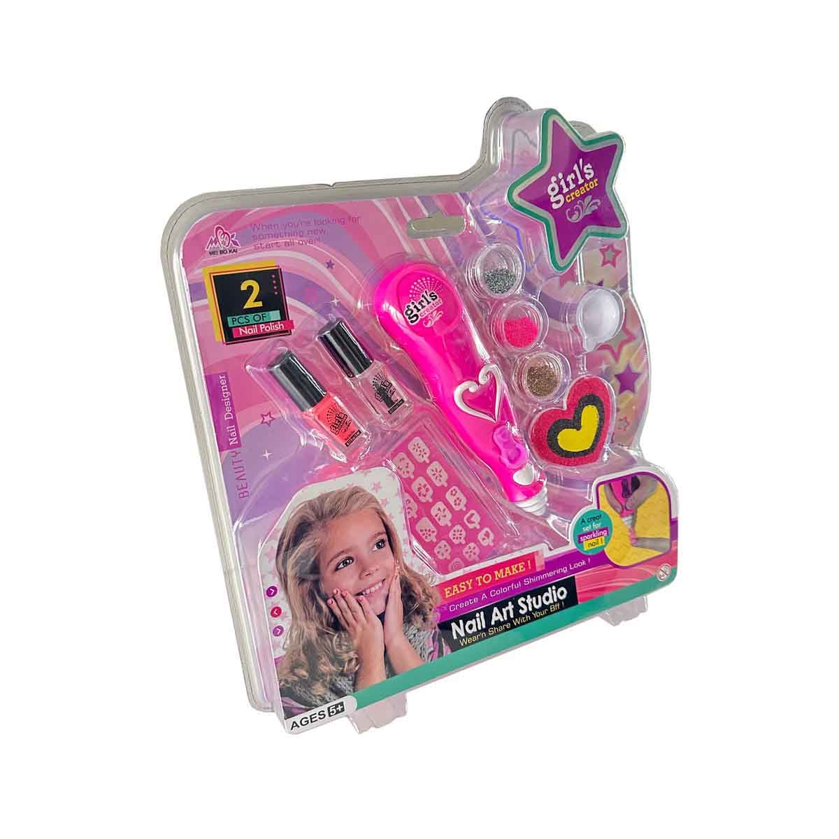 Mei Bo Kai Nail Art Studio Set Girls, 5-7 Years