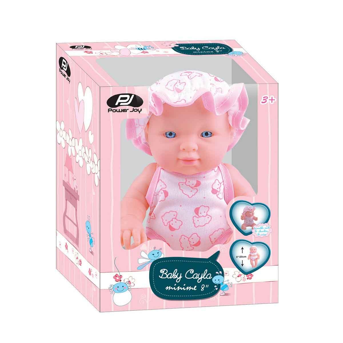باور جوي 8 انش بيبي كايلا ميني مي دمية متنوعة للبنات، عمر 3-4 سنوات