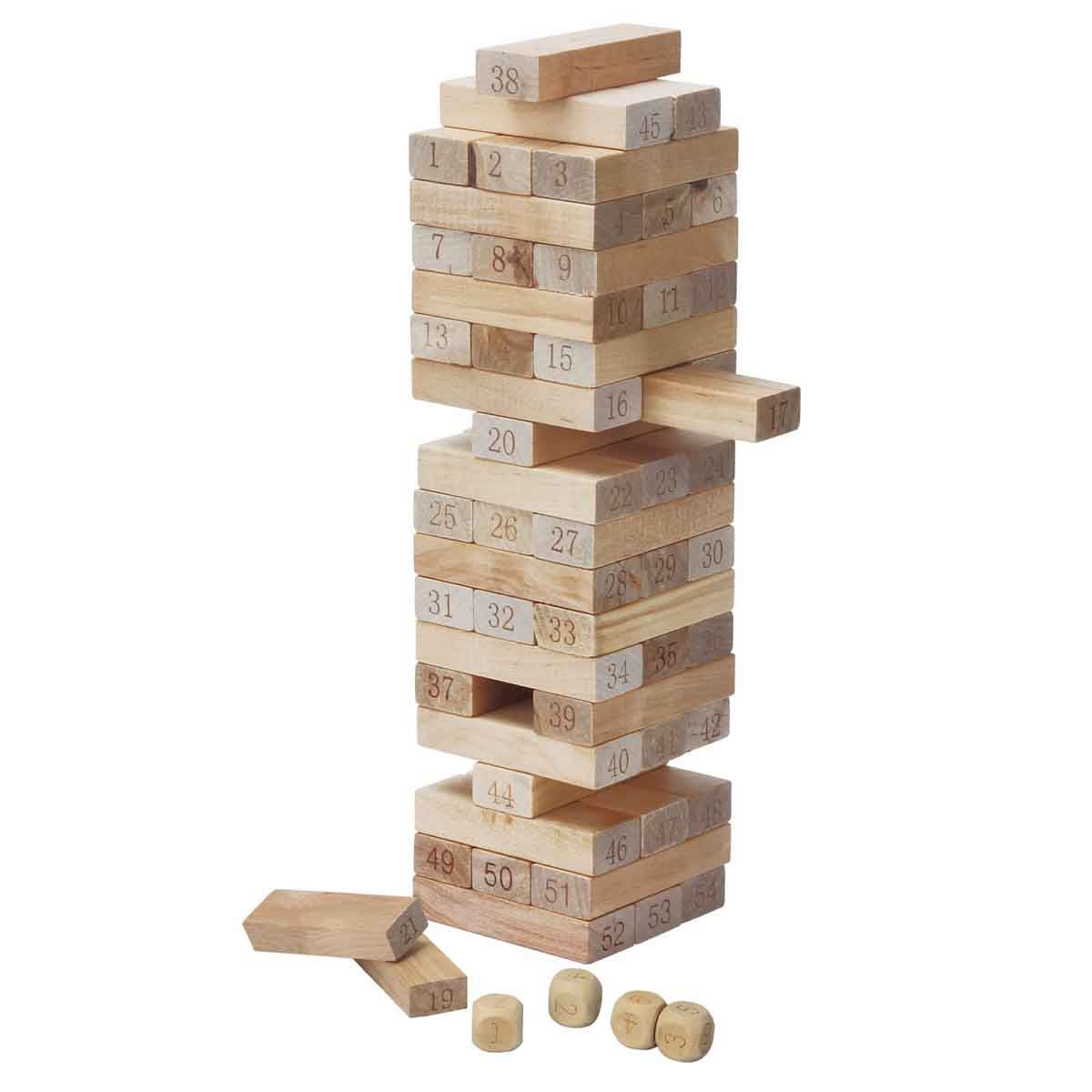 Power Joy 58 Pieces Tower Block Set Unisex, 3-4 Years