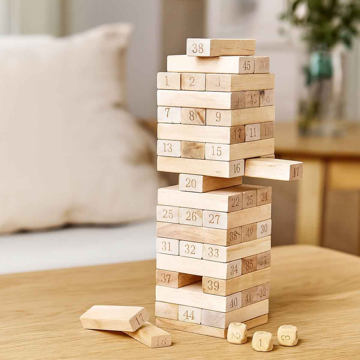 Power Joy 58 Pieces Tower Block Set Unisex, 3-4 Years