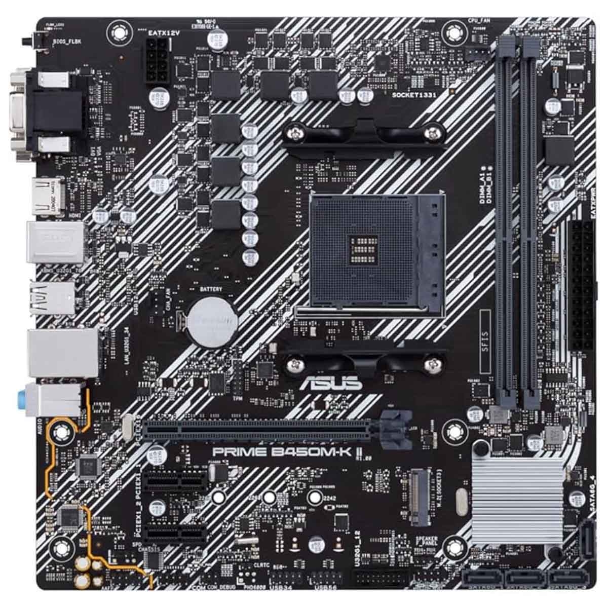 Asus Prime B450M-K II Motherboard