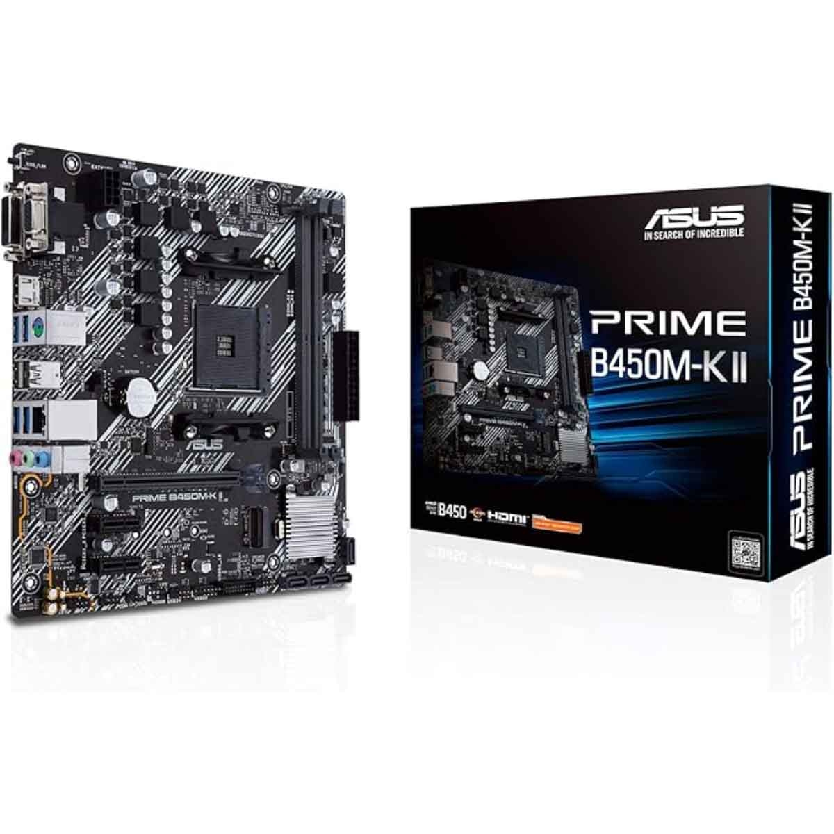 Asus Prime B450M-K II Motherboard
