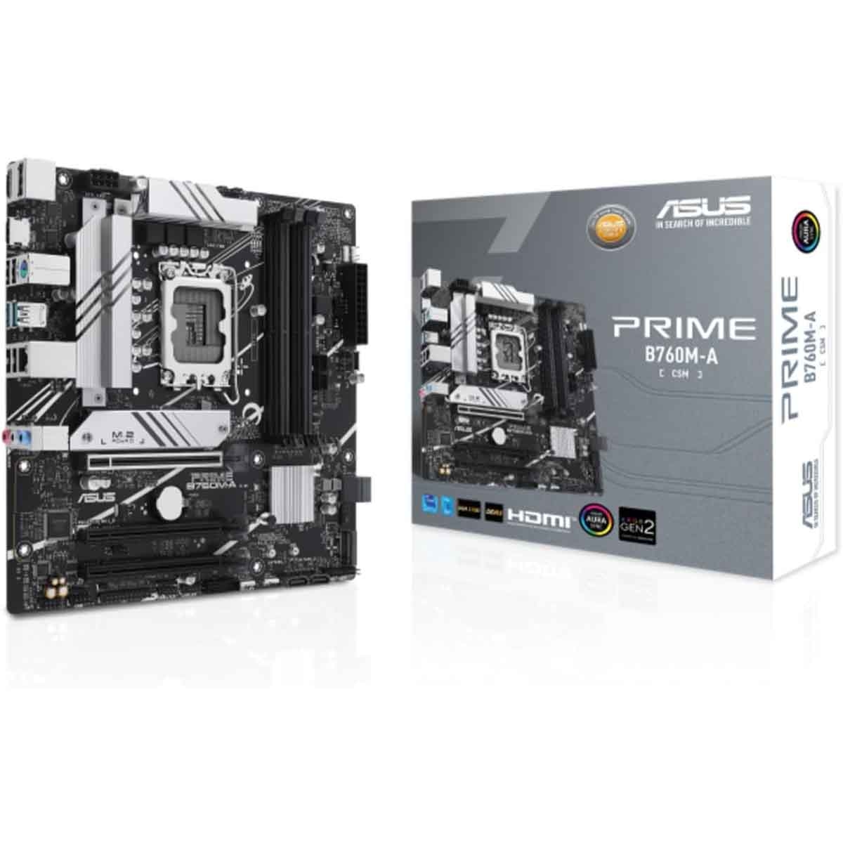 ASUS Prime B760M-A CSM Gaming Motherboard