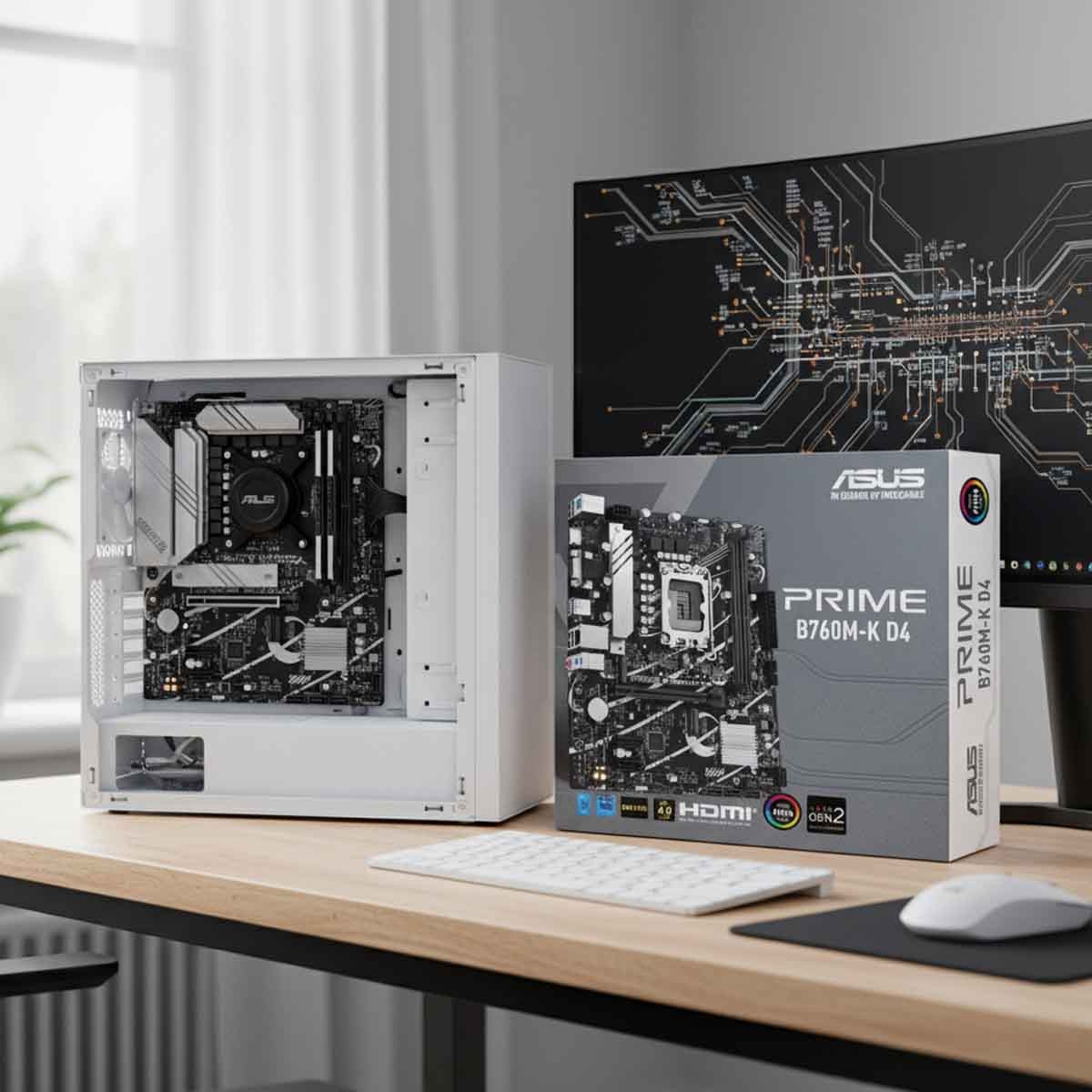 Asus Prime B760M-K D4 Motherboard