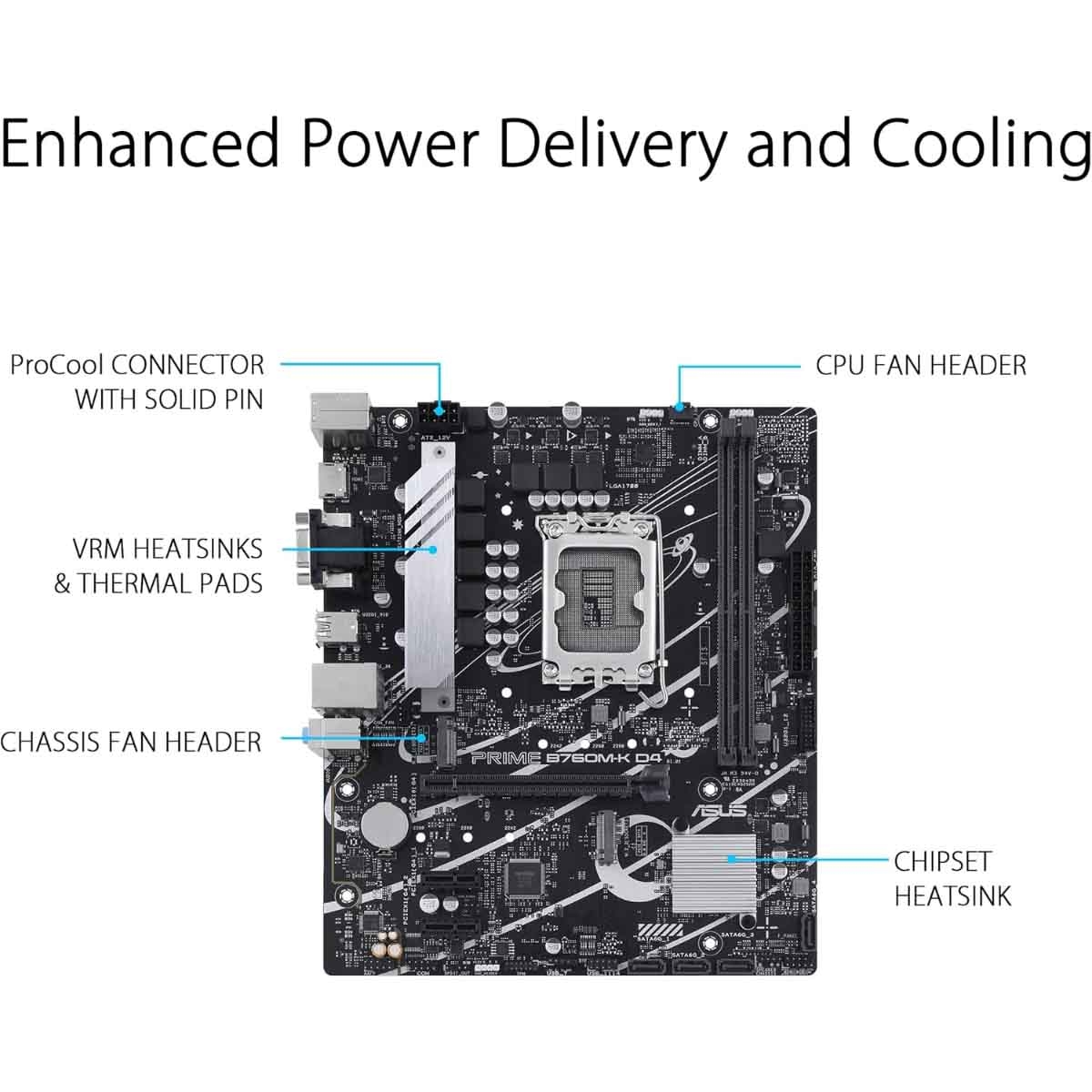 Asus Prime B760M-K D4 Motherboard