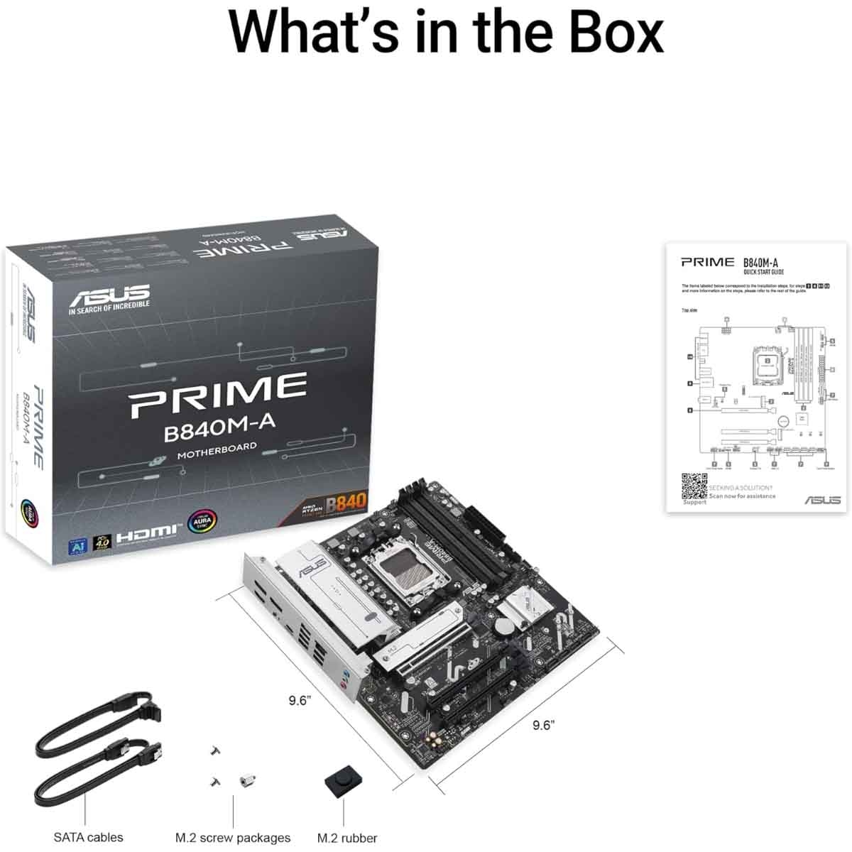 Asus Prime B840M-A-CSM Motherboard