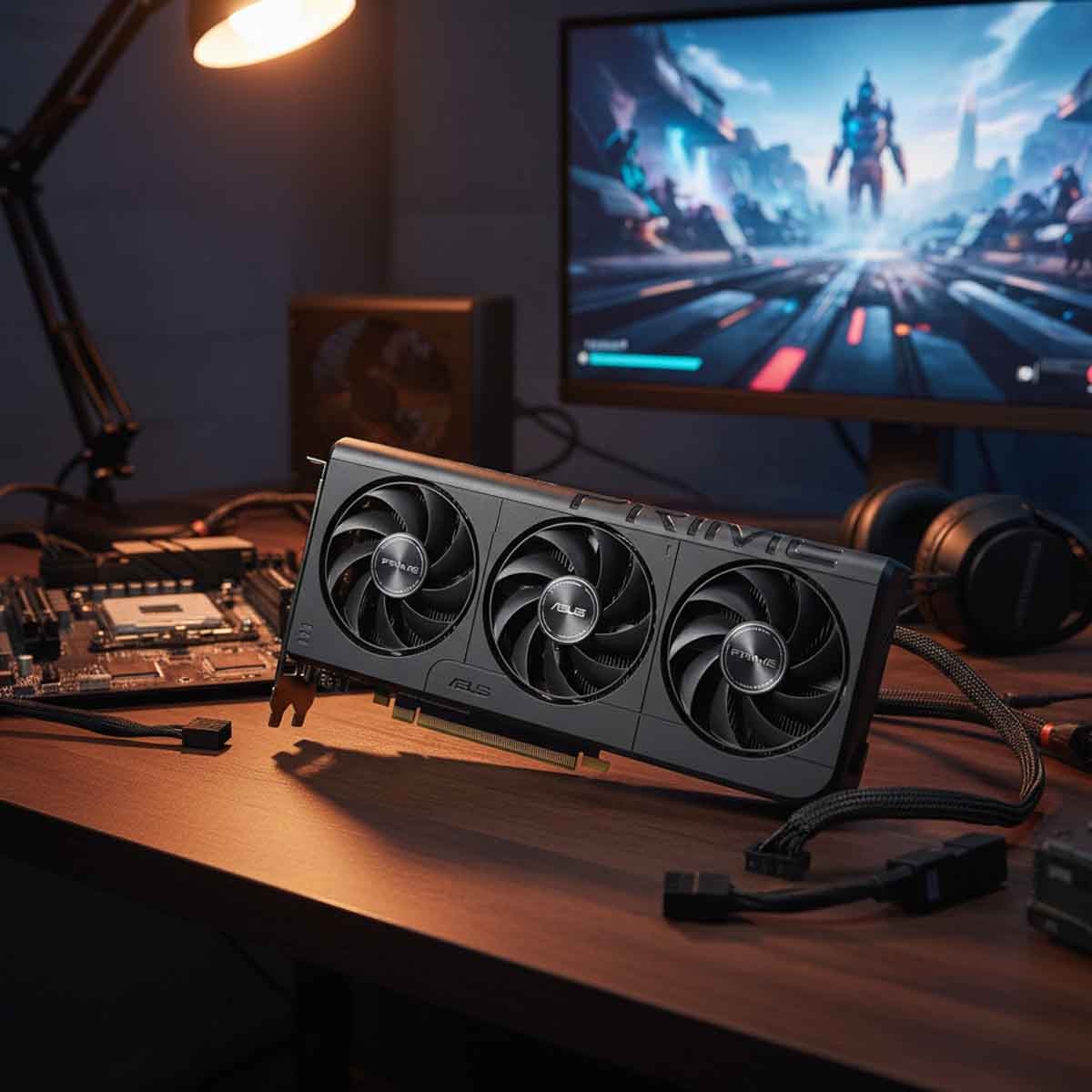 أسوس بطاقة رسومات برايم آر تي إكس 5050 أوفر كلوك 8 جيجابايت