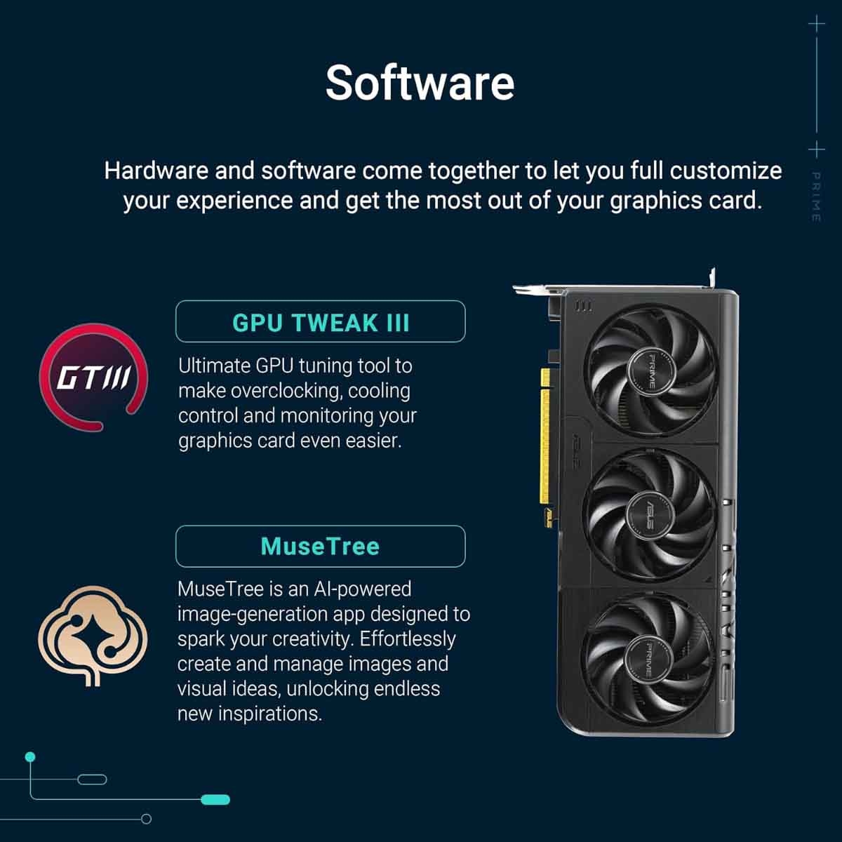 أسوس بطاقة رسومات برايم آر تي إكس 5060 أوفر كلوك 8 جيجابايت