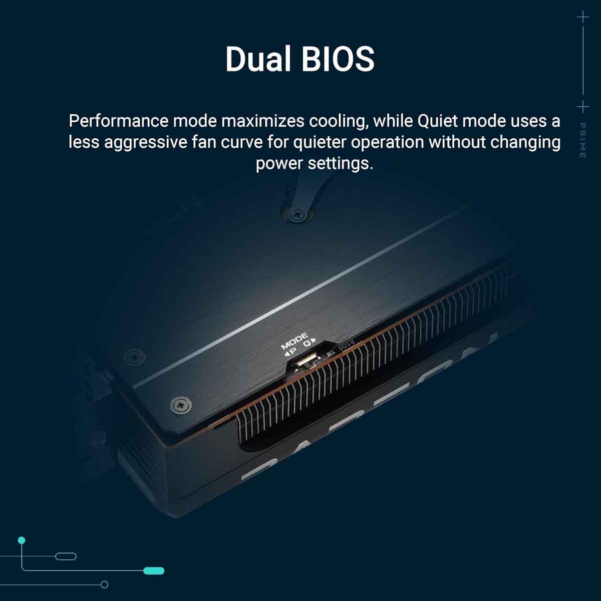 أسوس بطاقة رسومات برايم آر إكس 9070 إكس تي أوفر كلوك 16 جيجابايت