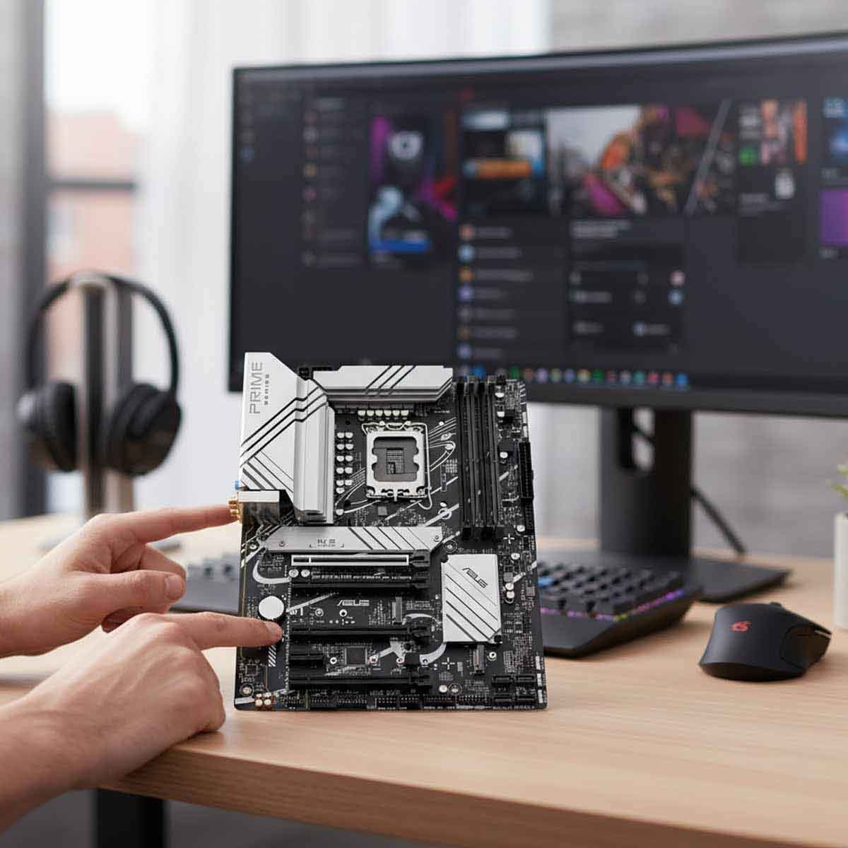 أسوس برايم Z790-P واي فاي لوحة أم للألعاب