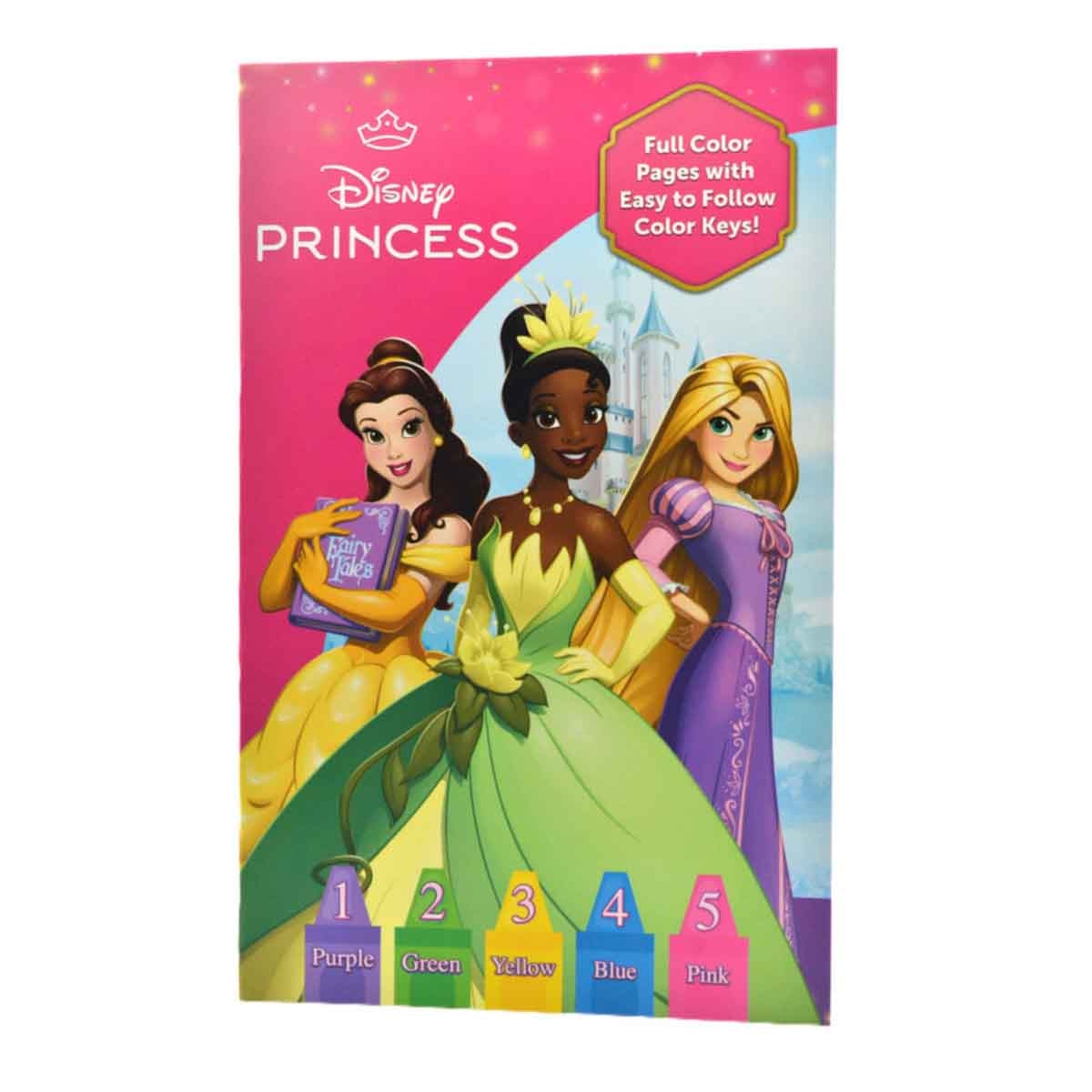 Disney Princess Color by Number Drawing Kit Unisex, 3-4 Years