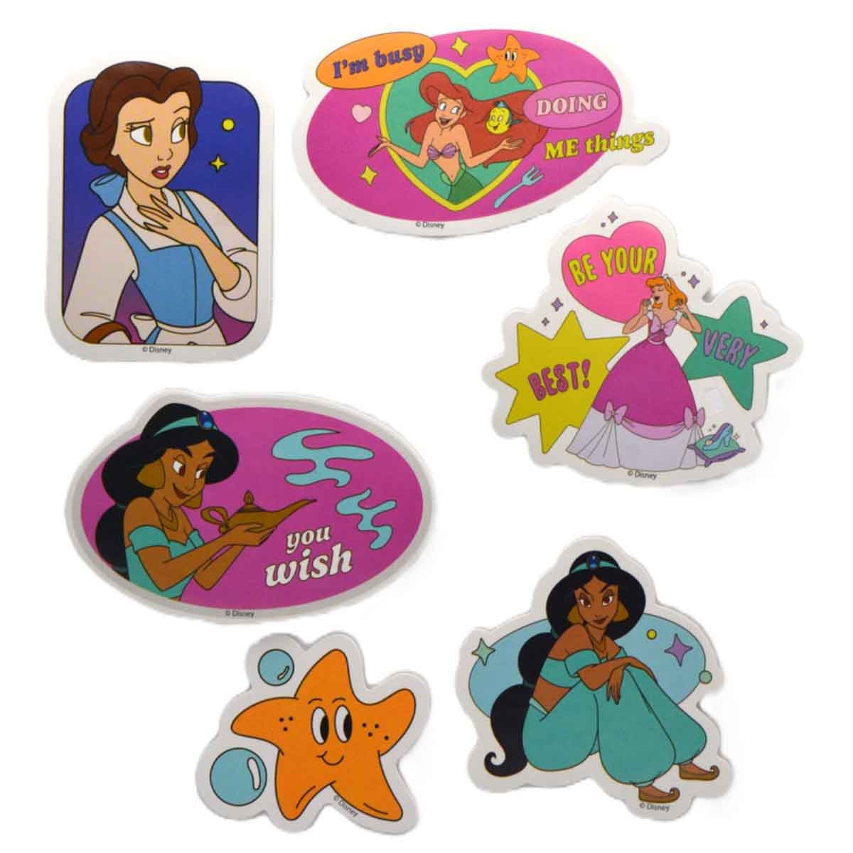 ديزني برينسيس ملصقات تتوهج في الظلام للأطفال بعمر 3-4 سنوات