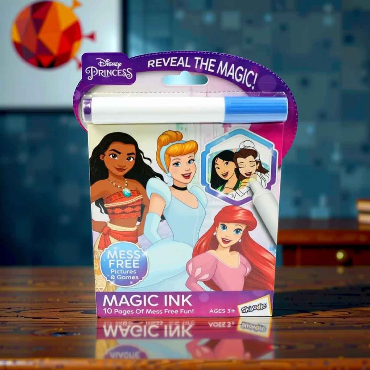 ديزني برينسيس كتاب الحبر السحري للجنسين، عمر 3-4 سنوات