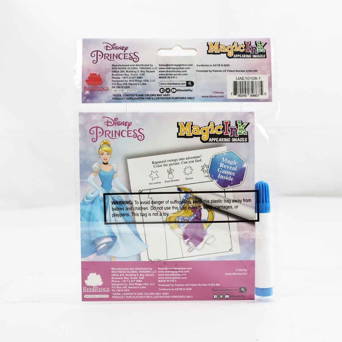 Disney Princess Mini Magic Ink Book Unisex, 3-4 Years