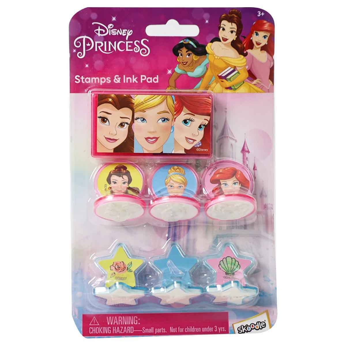 Disney Princess Stamps Kit with Ink Pad Unisex, 3-4 Years