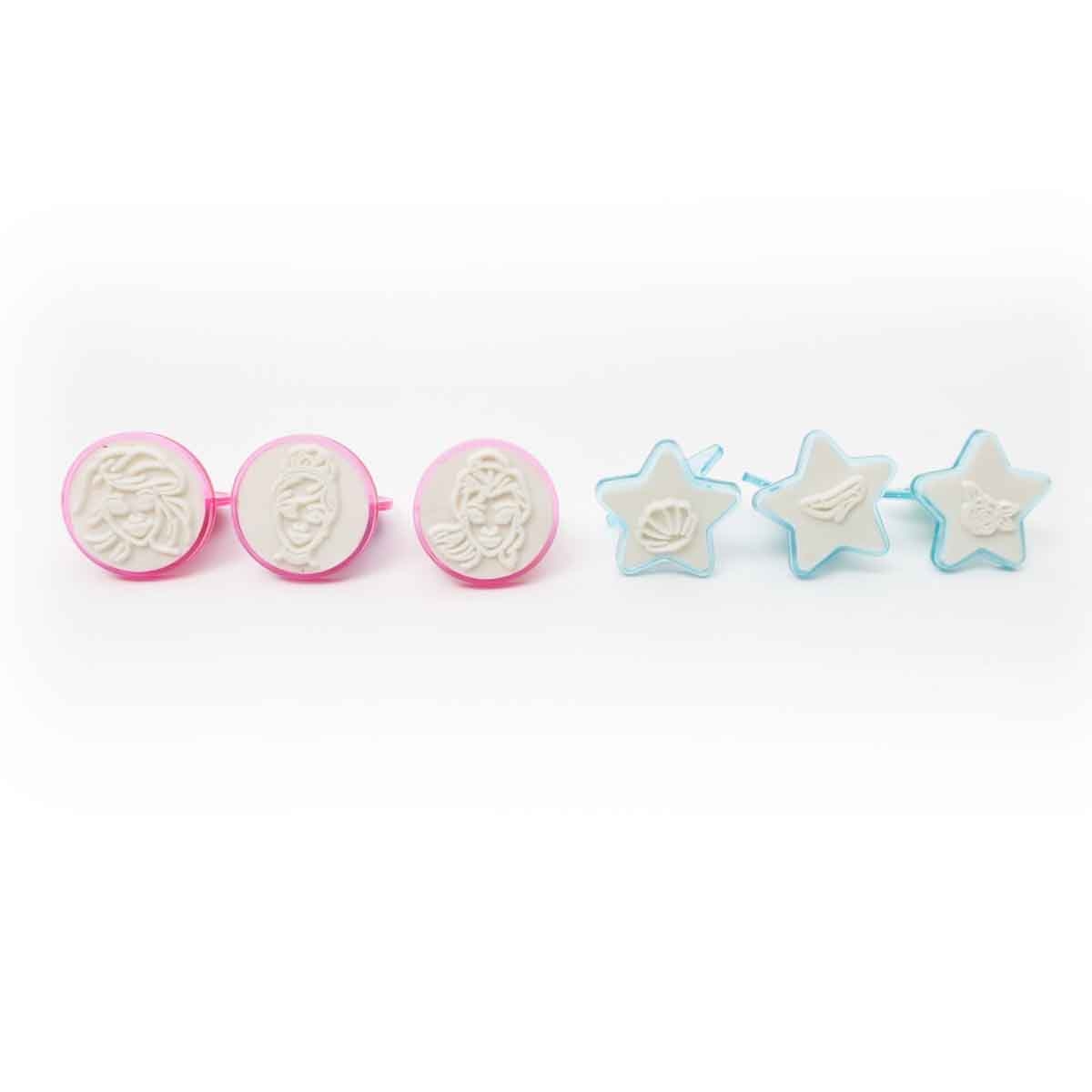 Disney Princess Stamps Kit with Ink Pad Unisex, 3-4 Years