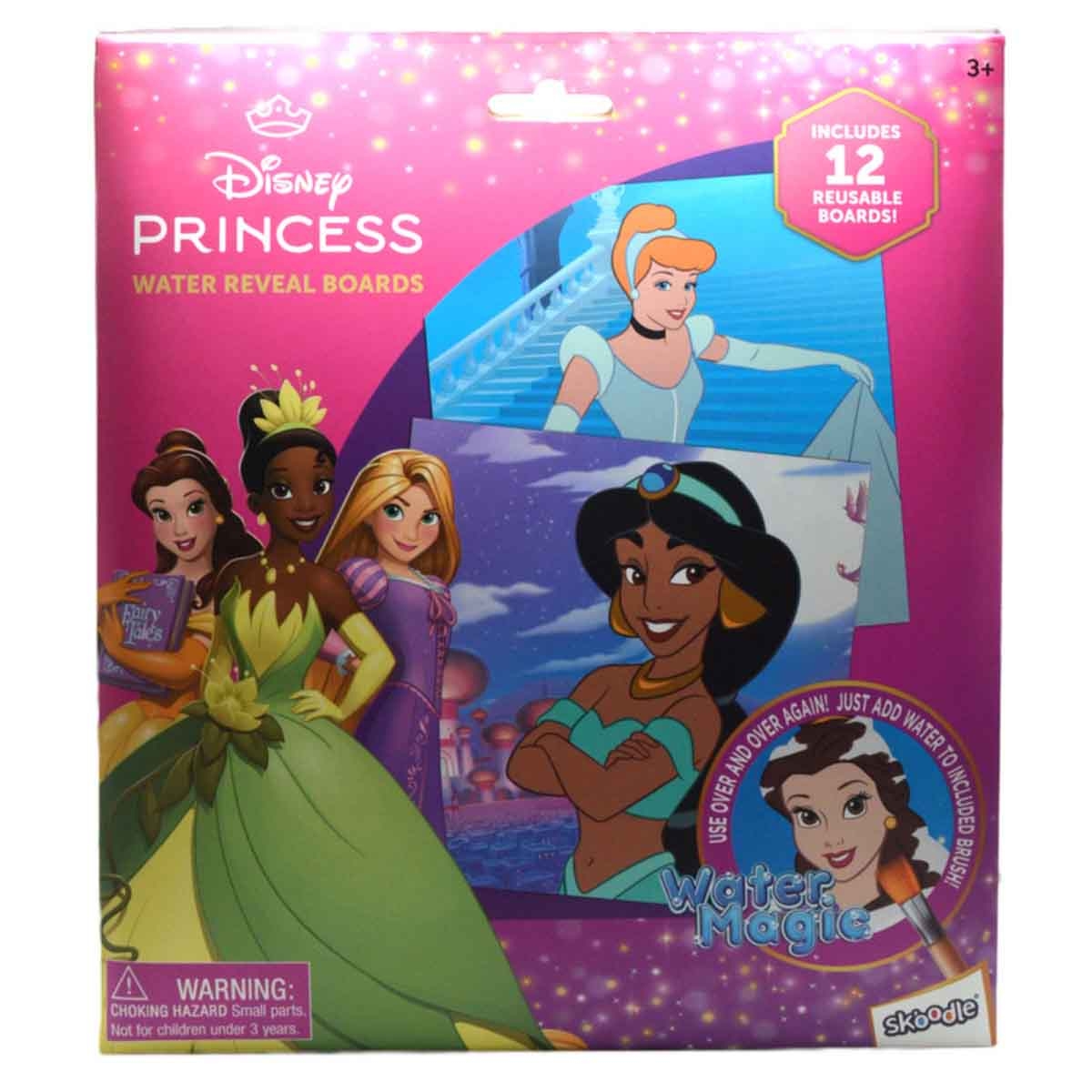 Disney Princess Magic Water Reveal Boards Unisex, 3-4 Years