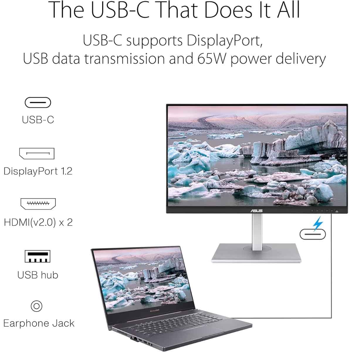 أسوس برو آرت PA279CV شاشة احترافية 27 بوصة بدقة 4K IPS