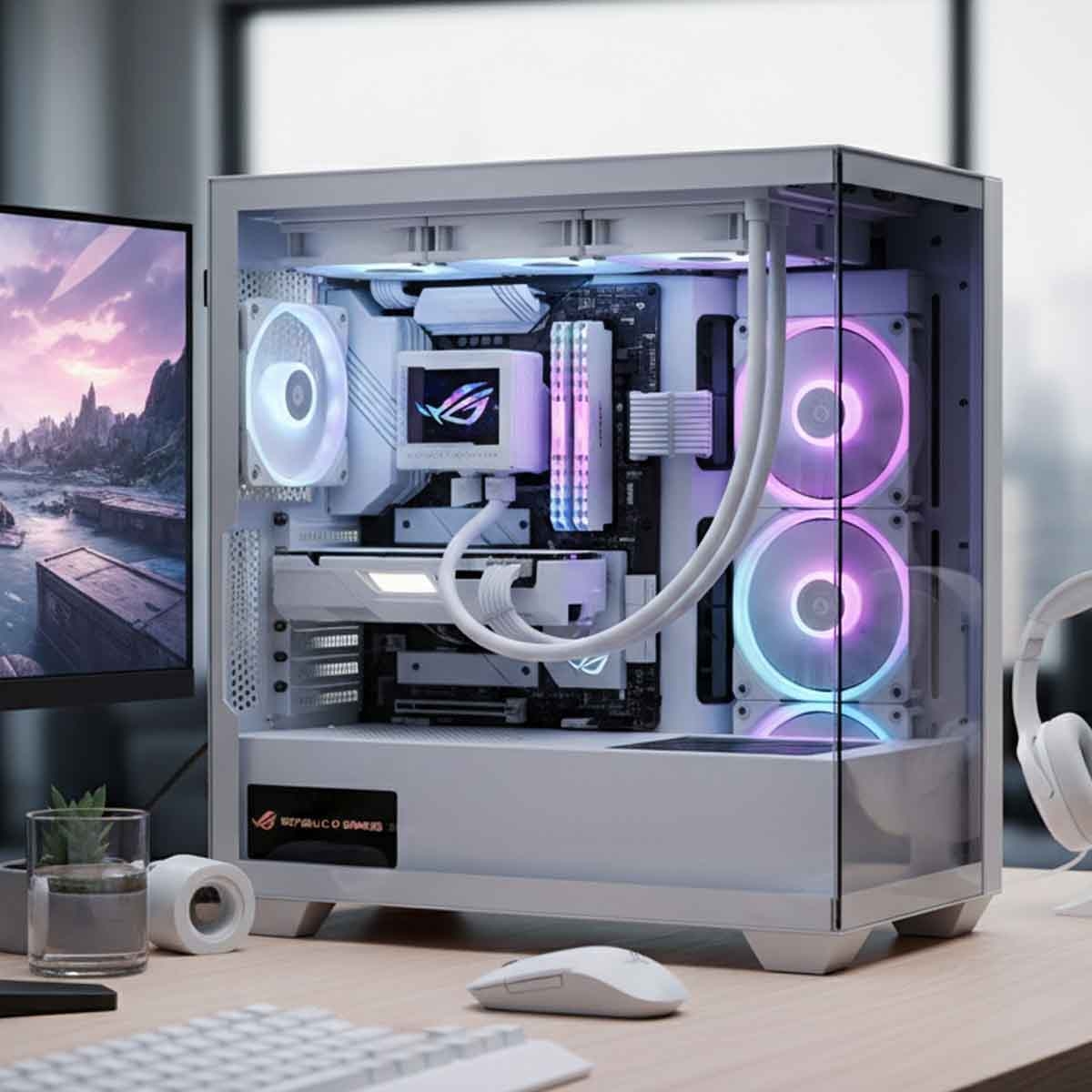 Asus White ROG Ryujin III WB Liquid CPU Cooler