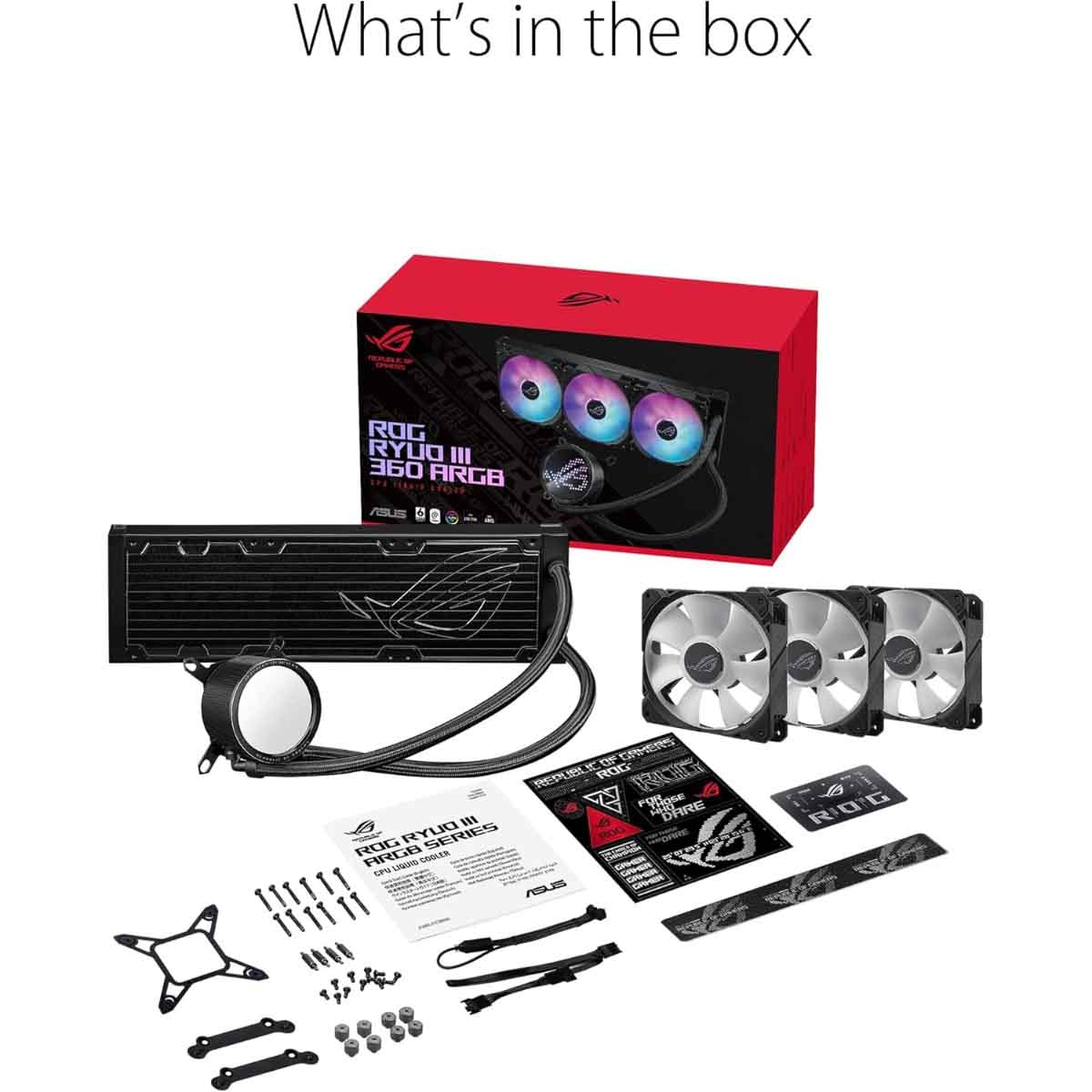 ASUS ROG ?Black Ryuo III 360 ARGB Liquid CPU Cooler