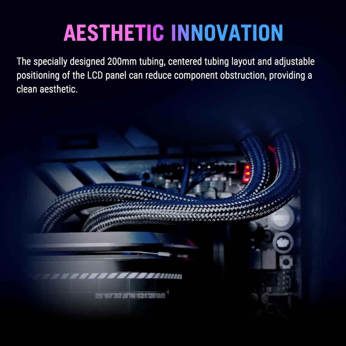 أسوس مبرد معالج سائل آر أو جي ريو 4 360 بإضاءة إيه آر جي بي