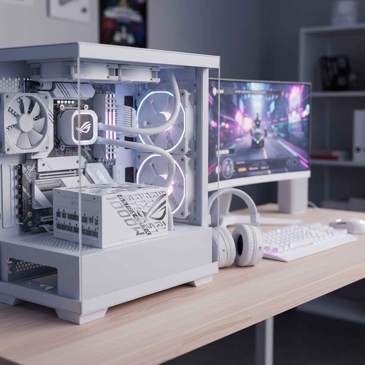 Asus ROG Strix 1000W Platinum White Edition Power Supply Unit