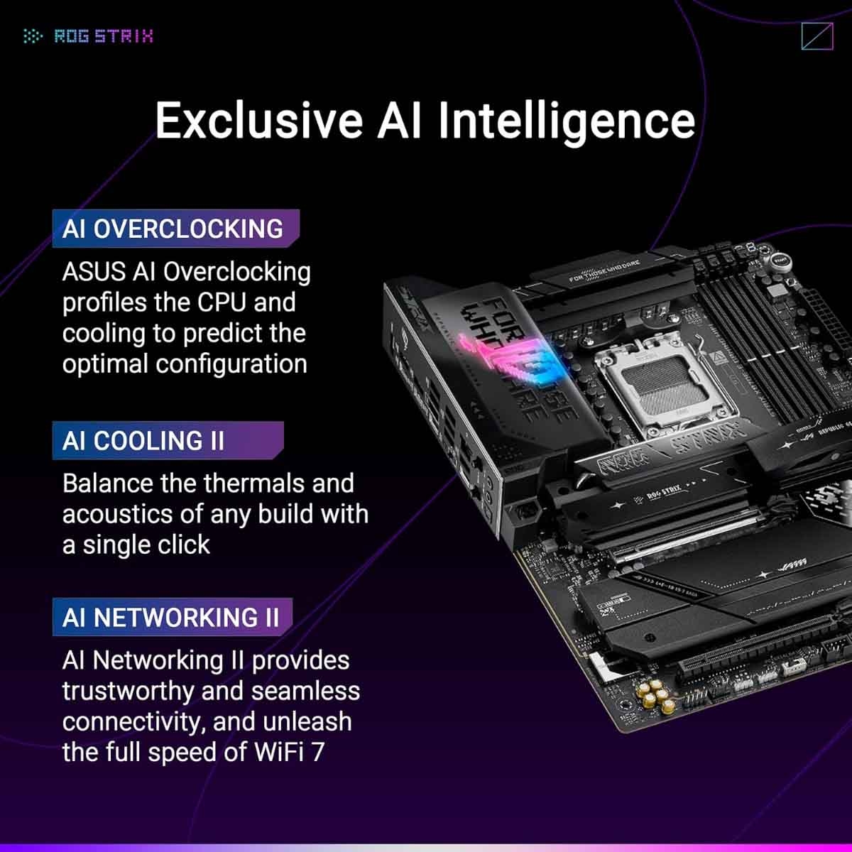 ASUS ROG Strix X870E-E WiFi Gaming Motherboard