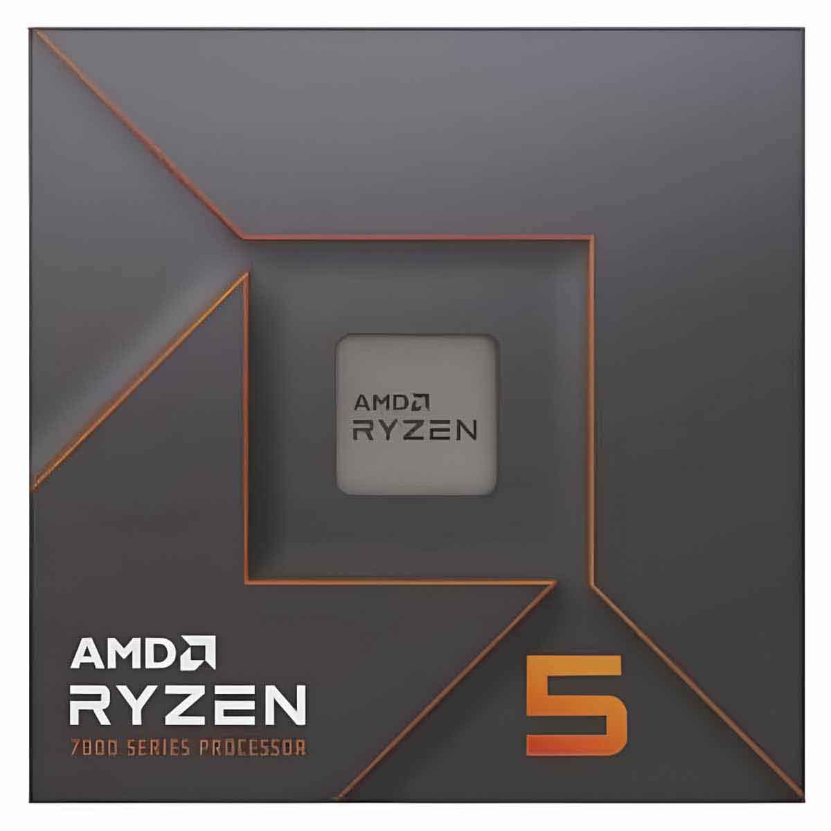 إيه إم دي رايزن 5 7600X معالج بسرعة 5.0GHz بعدد 6 أنوية و12 خيط معالجة وذاكرة 38MB