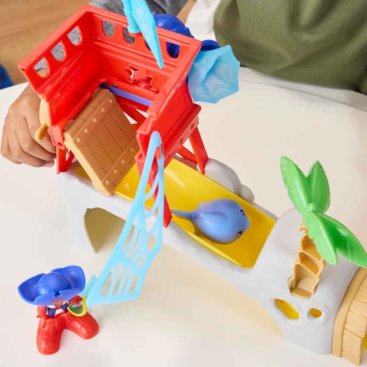 Spidey & His Amazing Friends Water-Webs Spidey Island Playset Unisex, 3-4 Years