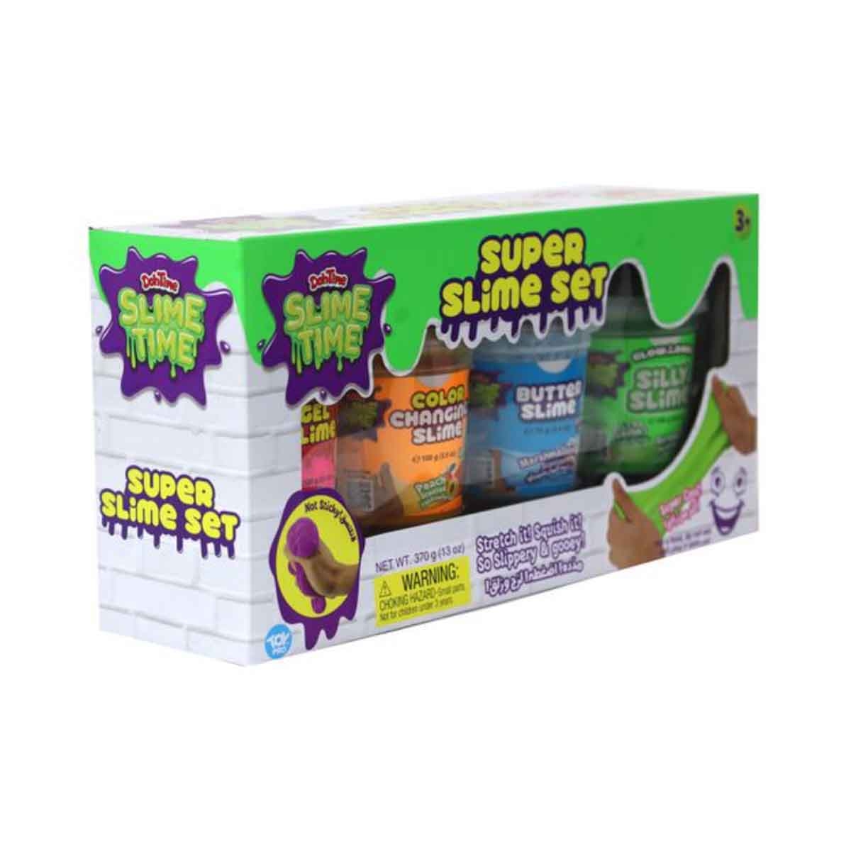 سلايم تايم طقم سلايم سوبر 4 قطع للجنسين، 3-4 سنوات