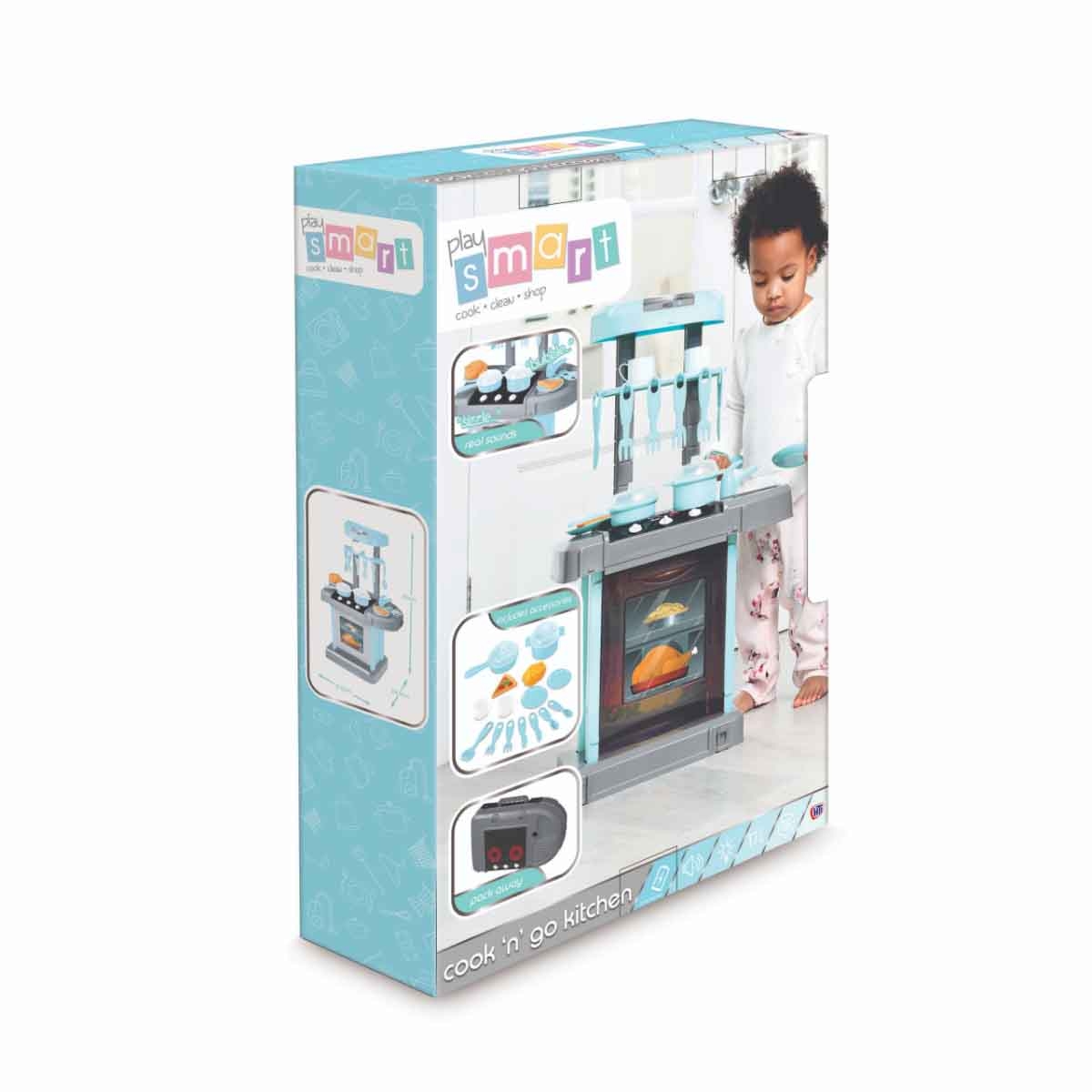 سمارت كوك آند غو مجموعة مطبخ للبنات، من عمر ‎3-4‎ سنوات
