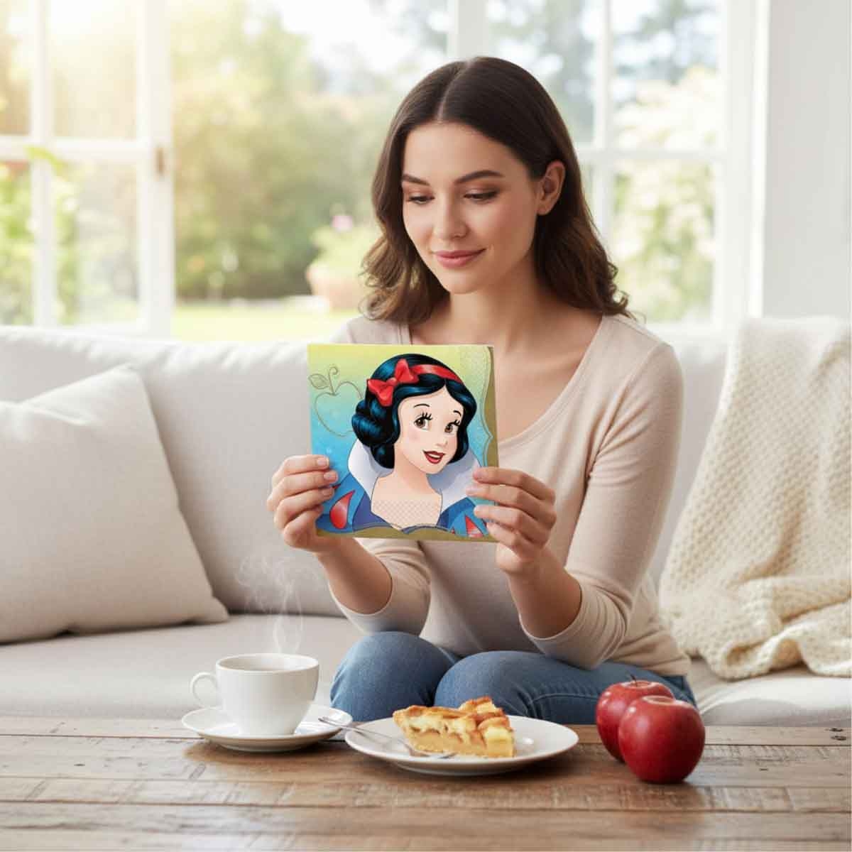 Disney Princess 16-Piece Snow White Lunch Napkin Set