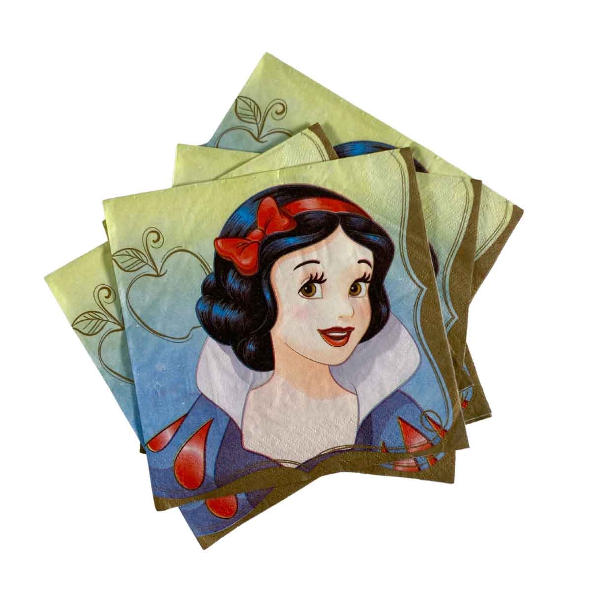 Disney Princess 16-Piece Snow White Lunch Napkin Set