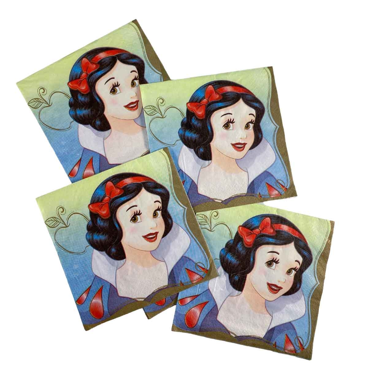 Disney Princess 16-Piece Snow White Lunch Napkin Set